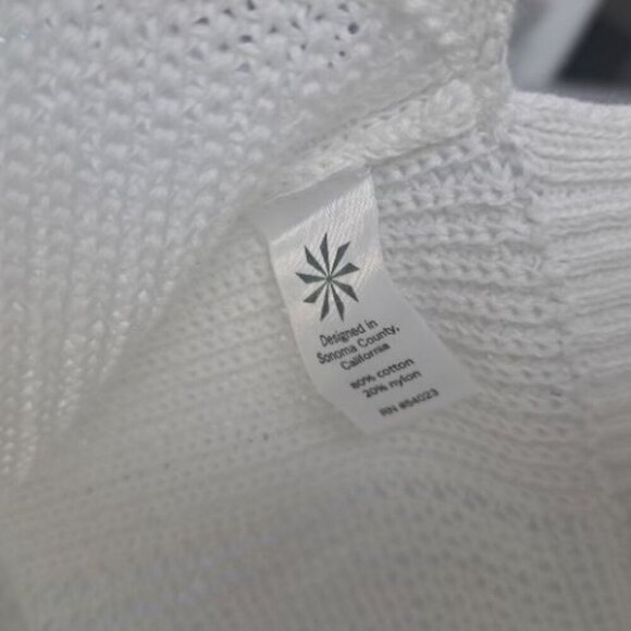 Athleta Open Knit Mesh Pullover Sweater - Picture 7 of 8